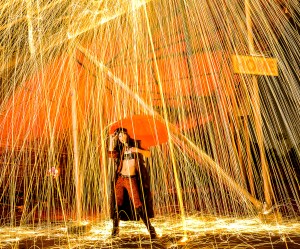 Proton rain at home...