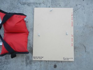 Sandbags are used to further stabilize the slider when appropriate