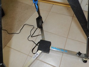 Detail of link to recorder from rig