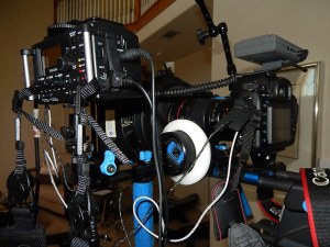 shows the headphone out cable  (above), and USB AC adapter cable (below)