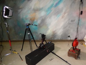 Wide shot_ LED panels w S8 head_monopod_hihat