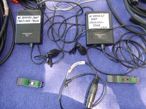 2 AT Pro 70 wired lav mics