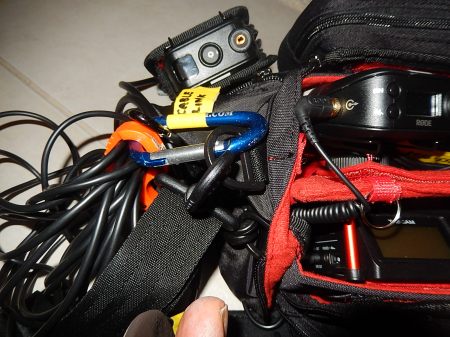 Small audio bag and contents (2)