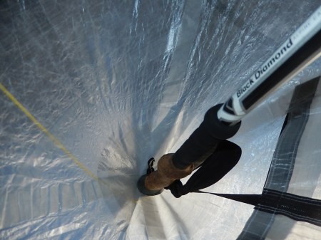 peak view from interior